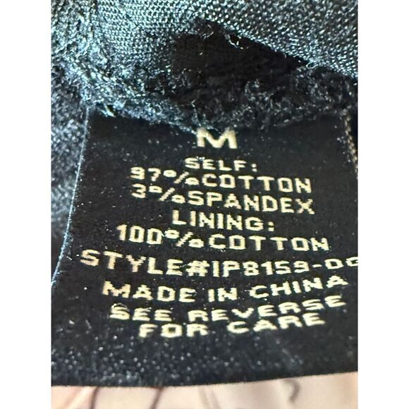 Flying Tomato Black Flare Denim Pants with Rhinestone Polka Dot Tie Belt Ml - Picture 7 of 8